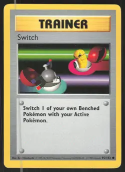 Pokemon TCG Base Set (Shadowless) #095/102 Switch LP - Image 1