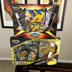 Pokemon TCG - Crown Zenith/Shining Fates Pikachu Collection Box Lot - NEW - Image 1