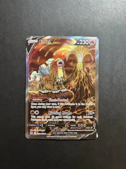 Pokemon TCG: Crown Zenith - Entei V - GG36/GG70 - NM/M (Pack Fresh) - Image 1