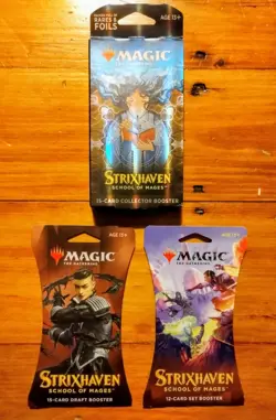 MTG Strixhaven 15-Card Collector Booster Box Omega + 1 Set And 1 Draft Booster 630509958610 - Image 1