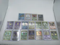 lot of 18 vintage WOTC japanese & english holo pokemon cards DMG-LP CONDITION - Image 1