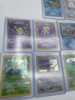 lot of 18 vintage WOTC japanese & english holo pokemon cards DMG-LP CONDITION - Image 2
