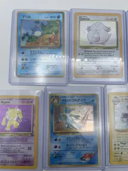 lot of 18 vintage WOTC japanese & english holo pokemon cards DMG-LP CONDITION - Image 4