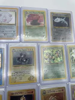 lot of 18 vintage WOTC japanese & english holo pokemon cards DMG-LP CONDITION - Image 5