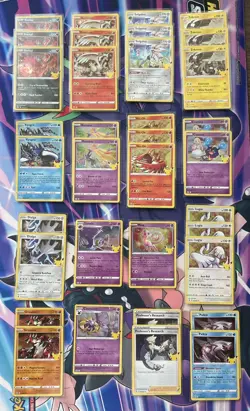 Pokemon Celebrations 25th Anniversary Bulk Holo Lot 32 Cards Mew, Lugia NM - Image 1