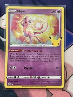 Pokemon Celebrations 25th Anniversary Bulk Holo Lot 32 Cards Mew, Lugia NM - Image 5