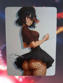 Ryuko Matoi Kill la Kill Anime Waifu Sexy Goddess Doujin Lewd Hentai Card - Image 1