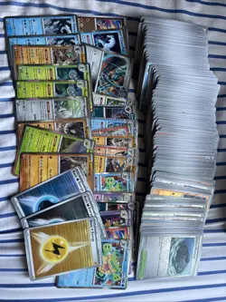 pokemon cards bulk 330 cards all type some used some not. - Image 1