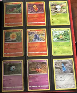 Yuka Morii Lot - 9 Pokemon TCG Cards NM EN Non Holo Binder Lot #7 - Image 1