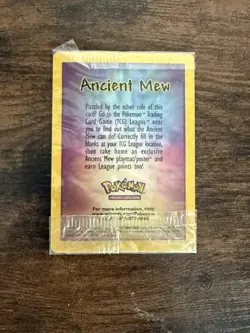 SEALED 2000 Ancient Mew Pokemon Unopened Movie Promo Card - MINT - Image 4