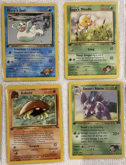 1st Edition Assorted Lot Of 17 Vintage Pokemon Cards | Jungle/ Fossil/Gym - Image 4