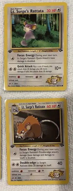 1st Edition Assorted Lot Of 17 Vintage Pokemon Cards | Jungle/ Fossil/Gym - Image 5