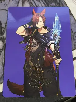 G'raha Tia, Scion Reborn GOLD SIGNATURE Final Fantasy Art Card NM MTG - Image 1