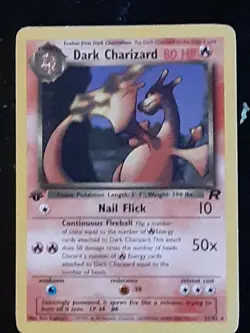 pokemon cards 1st edition dark charizard - Image 1
