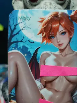 1/1 Only 1 Made Misty Wings Pokemon Halloween Topless F/N Lonestar Customs Card - Image 2