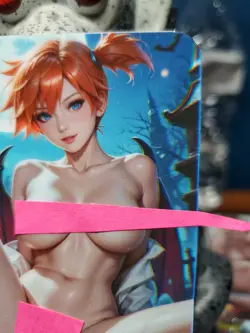 1/1 Only 1 Made Misty Wings Pokemon Halloween Topless F/N Lonestar Customs Card - Image 3