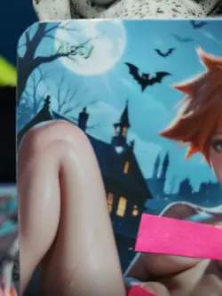 1/1 Only 1 Made Misty NSFW Pokemon Halloween Topless F/N Lonestar Customs Card - Image 2