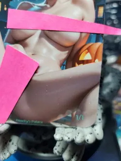 1/1 Only 1 Made Misty NSFW Pokemon Halloween Topless F/N Lonestar Customs Card - Image 4