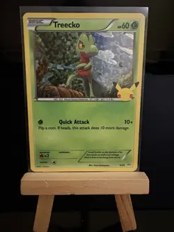 TREECKO McDonald’s 25th - Anniversary 3/25 Holo Rare Pokemon TCG Card - Image 1