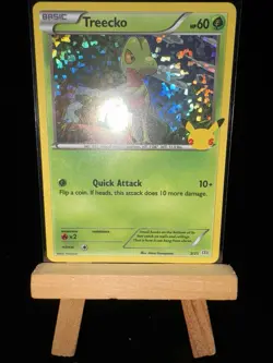 TREECKO McDonald’s 25th - Anniversary 3/25 Holo Rare Pokemon TCG Card - Image 3