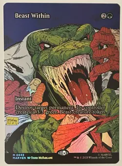 Beast Within (Borderless) Marvel Universe Eternal-Legal Foil - Image 1