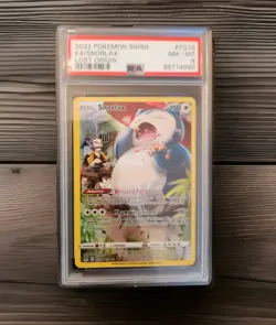 2022 Pokemon - Snorlax TG10/TG30 Swsh11: Lost Origin Trainer Gallery - PSA 8 - Image 1