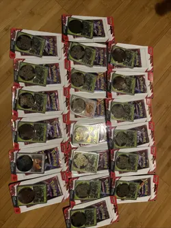 Lot of 20 Pokemon TCG Destined Rivals Checklane Blister Packs. Coin And Promo - Image 1