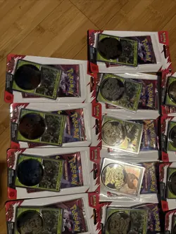 Lot of 20 Pokemon TCG Destined Rivals Checklane Blister Packs. Coin And Promo - Image 2