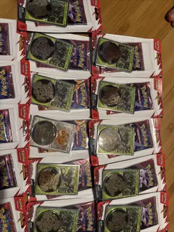 Lot of 20 Pokemon TCG Destined Rivals Checklane Blister Packs. Coin And Promo - Image 5