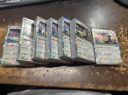 LOT OF (7) Pokemon TCG Hop's Snorlax SVP 184 Journey Together Pre Release Promo - Image 1