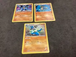 Pokemon LUCARIO Lot of 3. Mixed 📈🔥 You Get All 3 With Purchase. - Image 1