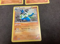 Pokemon LUCARIO Lot of 3. Mixed 📈🔥 You Get All 3 With Purchase. - Image 2