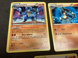 Pokemon LUCARIO Lot of 3. Mixed 📈🔥 You Get All 3 With Purchase. - Image 3