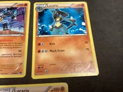 Pokemon LUCARIO Lot of 3. Mixed 📈🔥 You Get All 3 With Purchase. - Image 4