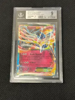 POKEMON LEGENDS OF KALOS TINS XERNEAS EX XY07 BECKETT 9 MINT PK961 - Image 1