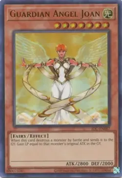 Yugioh! LP Guardian Angel Joan - IOC-EN087 - Ultra Rare - Unlimited 25th Anniver - Image 1