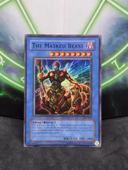 Yugioh The Masked Beast DL2-001 Super Rare NM - Image 1