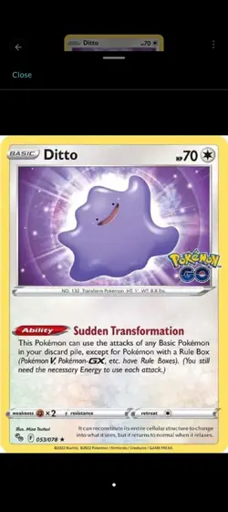 Assorted Pokemon Go Cards Per eBay Messages - Image 1