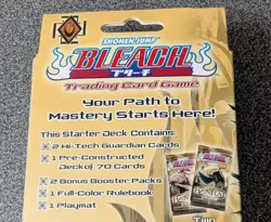 BLEACH TCG BANKAI Sealed Starter Card Box Set 2008 1st Edition w Packs RARE - Image 5