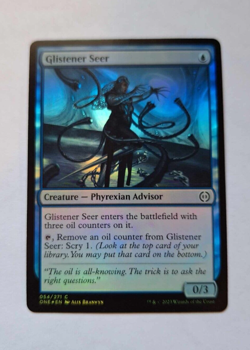 1x FOIL Glistener Seer - Phyrexian Advisor MTG Card - Magic: The Gathering - Image 1