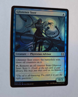 1x FOIL Glistener Seer - Phyrexian Advisor MTG Card - Magic: The Gathering - Image 2