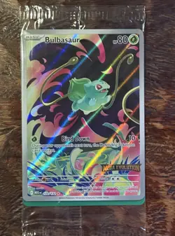 Bulbasaur 133/132 Mega Evolutions Box Topper Promo card factory SEALED - Image 1