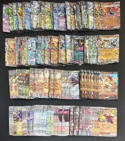 Pokemon Japanese Cards Double Rare Full Arts Lot Set EX V RR Holo 200 Lot A12 SQ - Image 1