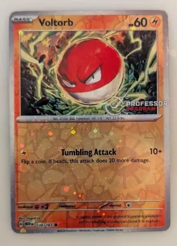CUSTOM CARD Voltorb Professor Program COSMO HOLO Pokemon Custom Card - Image 1