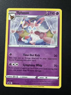 Pokemon Sylveon TCG Sword & Shield SWSH211 Holo Promo Card NM - Mint Black Star - Image 1