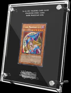 Yu-Gi-Oh! Dark Magician Girl Stainless Steel Card - Box Opened Read Description - Image 1