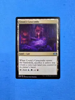 1x Crosis's Catacombs Dominaria Remastered 2023 Mtg Magic Card Land Mana 242 - Image 1