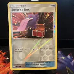 Gengar Surprise Box REVERSE HOLO card 187/214 SM Unbroken Bonds 2019 Pokemon TCG - Image 1