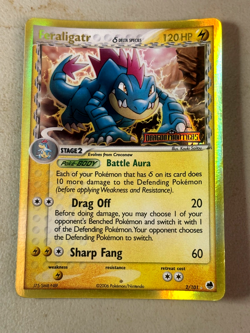 Feraligatr 2/101 Dragon Frontiers Stamped Reverse Holo NM Pokemon Card - Image 1
