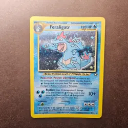 Feraligatr 5/111 Pokemon Neo Genesis Holo Rare Card - MP - Image 1